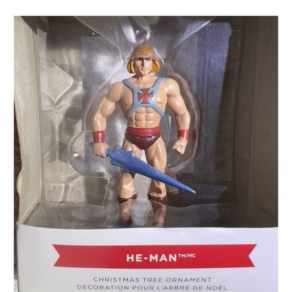 Hallmark 2021 Masters of the Universe HE-MAN 3.5” Christmas Tree Ornament - New - Picture 2 of 7